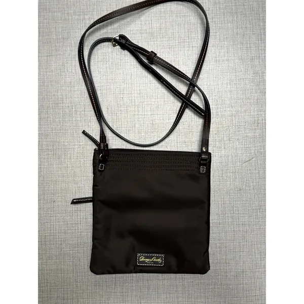 Dooney & Bourke Crossbody Bag Brown Nylon North South‎ Triple Zip - Image 2