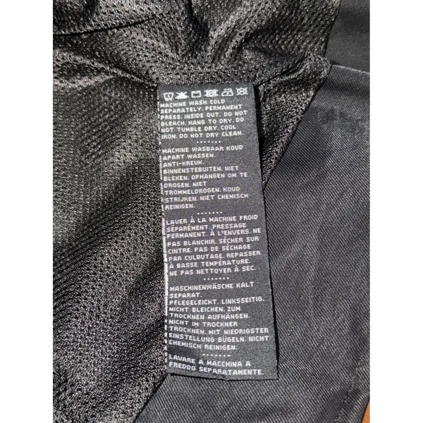 Harley Davidson Womens Black‎ Motorcycle Jacket Full Zip Logo Embroidered Size M - Image 7