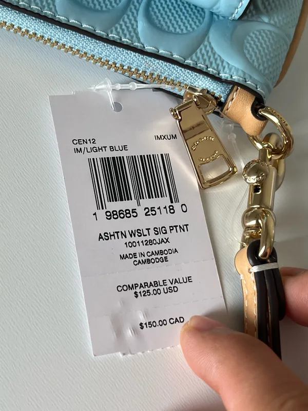 Coach Ashton Wristlet In Signature Leather - Image 4