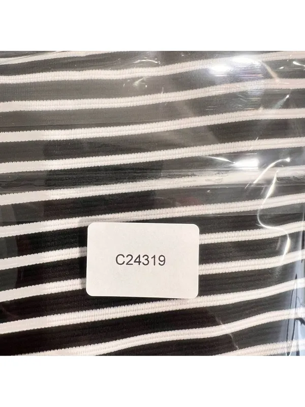 Want and Need Black White Stripe Cold Shoulder Dress Size Large SKU#C24319 - Image 11