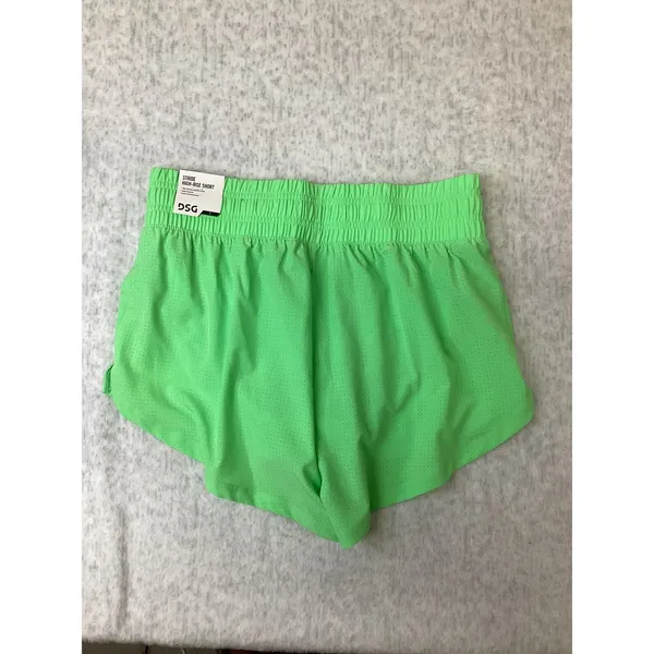 DSG Stride High-Rise Short Womens‎ S Hyper Lime Green Running Athletic CKP9500CN - Image 3