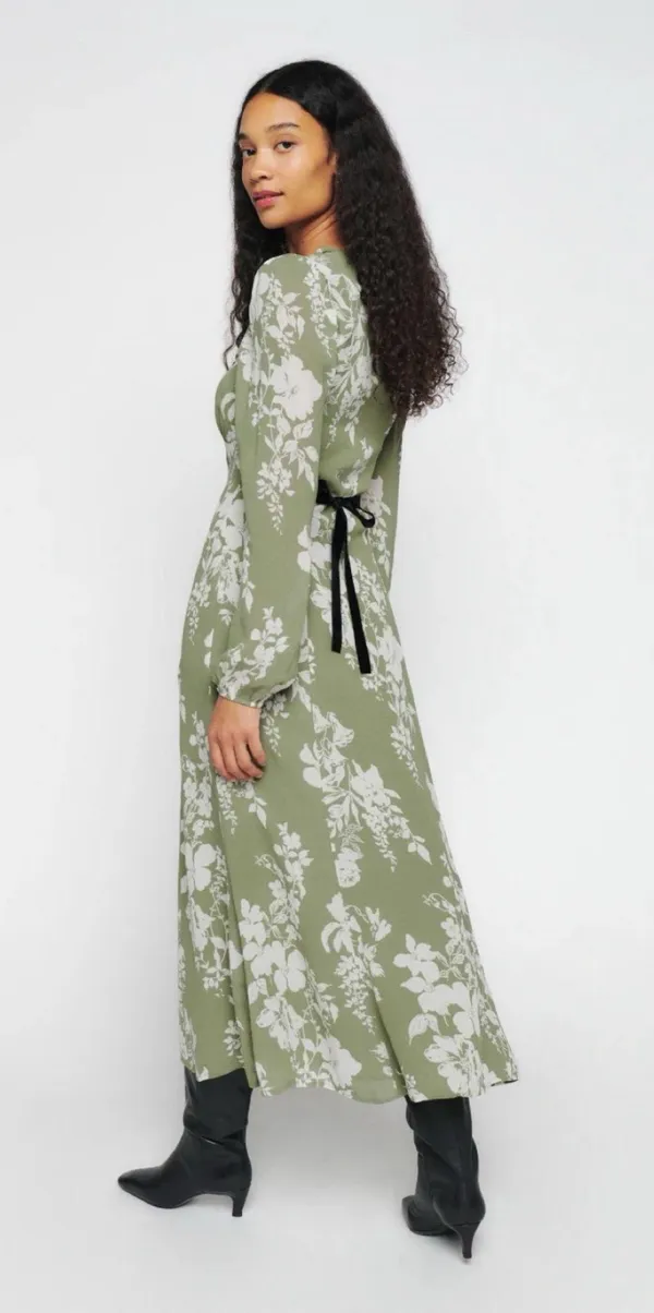 Reformation Brogan Dress in Willow - Image 2