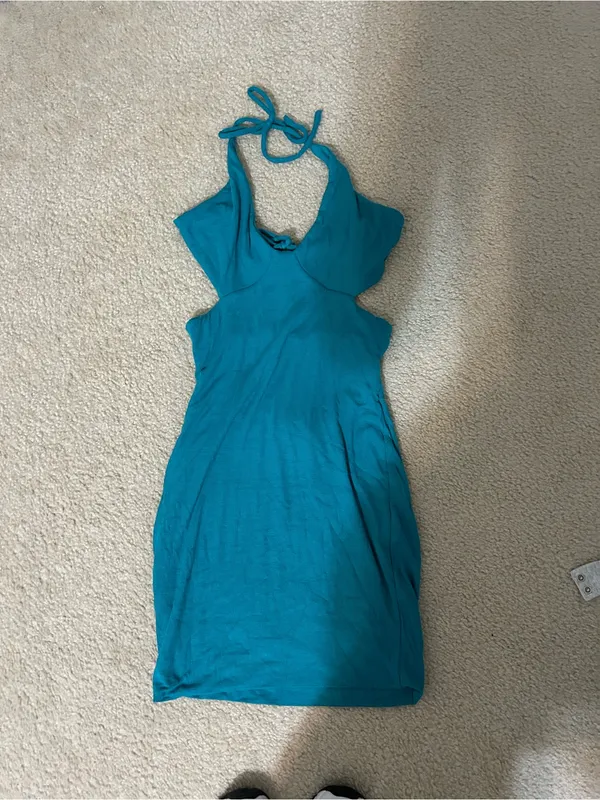 Hello Molly No Need to Talk Dress Blue - Image 3