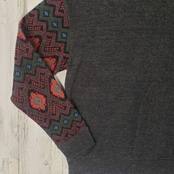 Miss Me Vintage Crew Neck Embroidered Southwest Sweatshirt Women's Size Small - Image 4