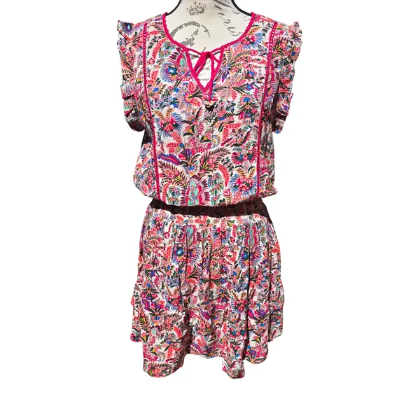 Natural Life NWOT Lyla Pink Floral‎ Print Dress Sleeveless Women's Small - Image 2