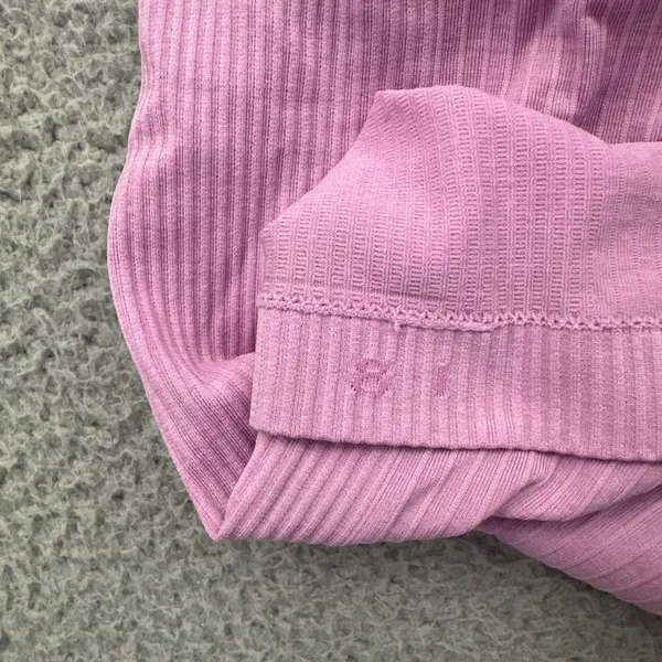 Lululemon Ebb To Street Tank Top Dahlia Mauve Athletic Athleisure Women's 8 - Image 5