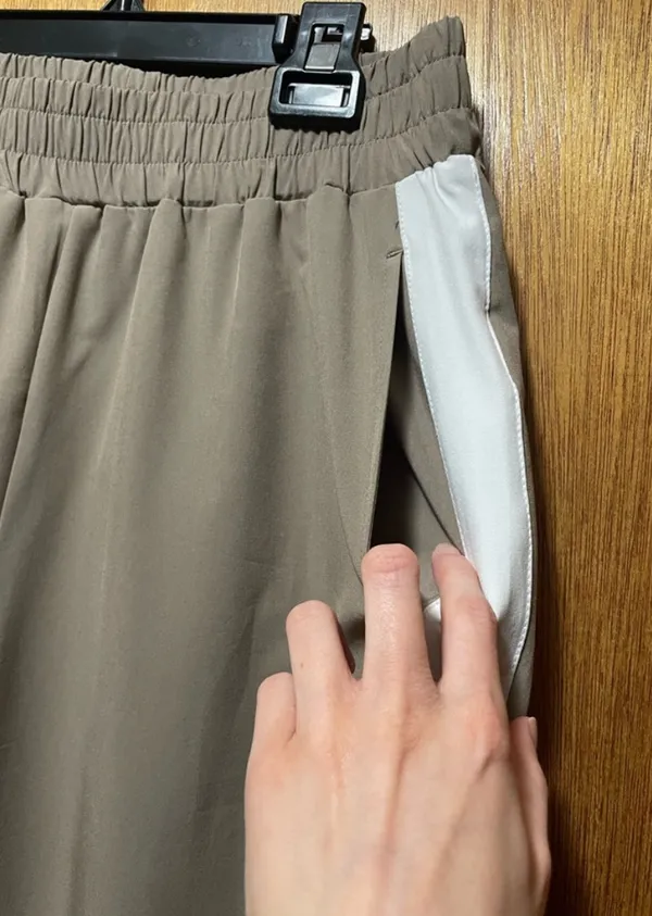 Gilly Hick’s Tan & White Track Pants - Image 3