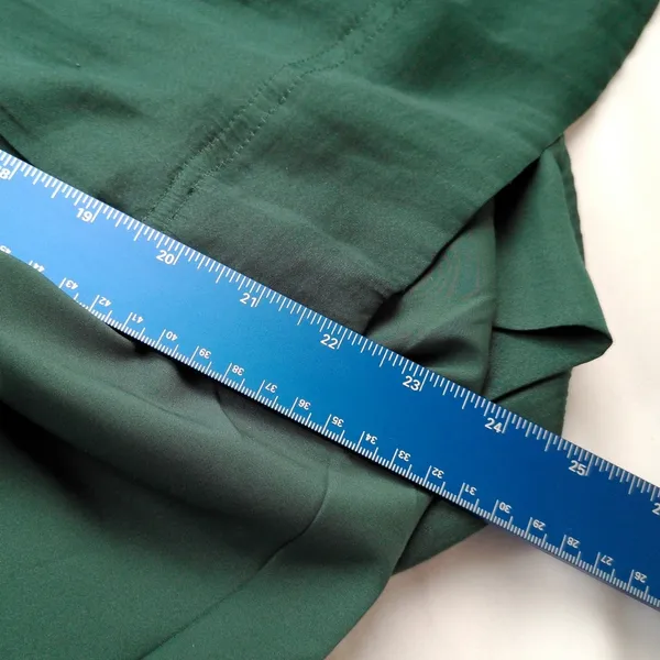 Banana Republic Sz 0 Green Lined V-Neck Goddess Maxi Dress - Image 7