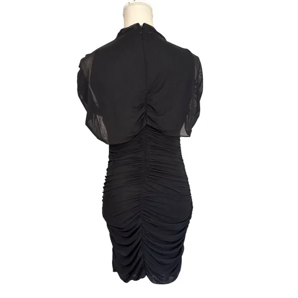 Amanda Uprichard Evianna Dress in Black Small New Womens Mini LBD - Image 6