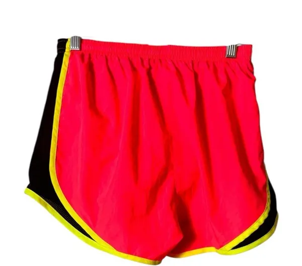 Nike Women's Dri-Fit Neon Multi-color Running Athletic Sporty Shorts Sz S - Image 2