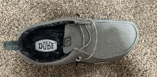 Men’s Hey Dude H20 Grey 9 - Image 4