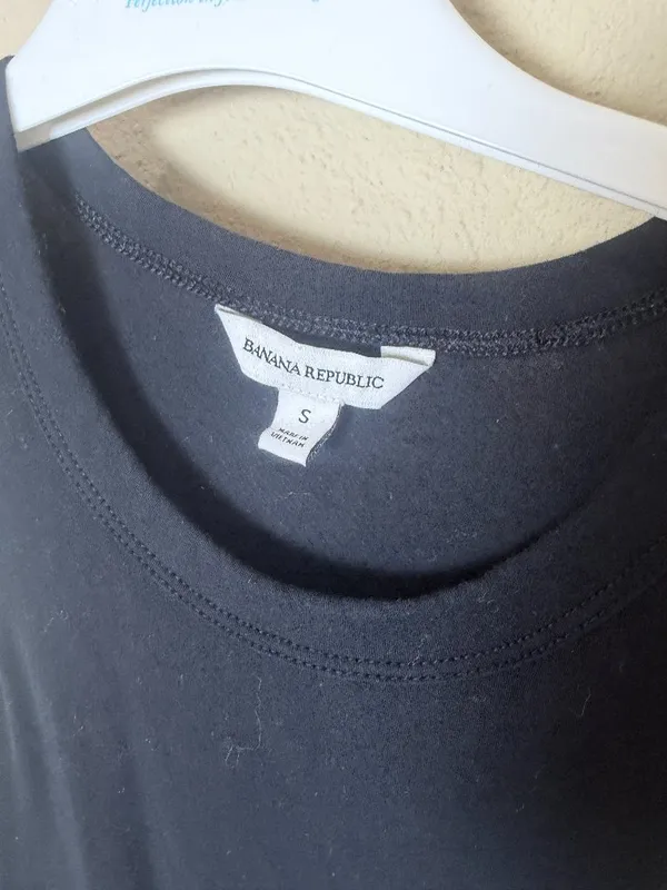 Banana Republic Cotton Knit Super Soft Black Tank Top Size Small - Image 3