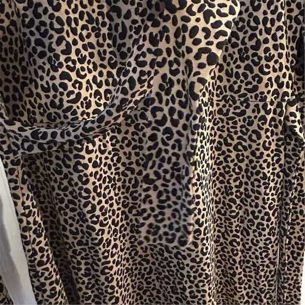 Old Navy Women's Leopard Print Long Sleeve Dress Size‎ L - Image 13