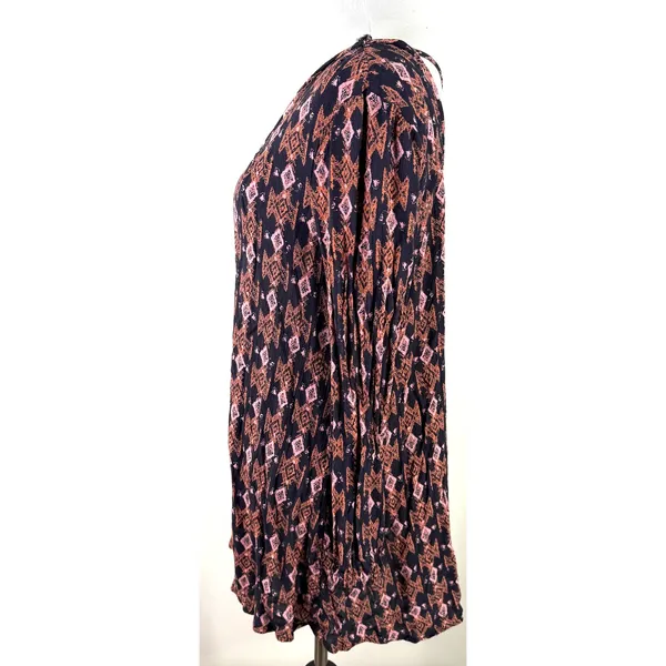 Billabong Women's Sweet Sand Boho Tribal Tunic Top Shirt Size Medium - Image 6