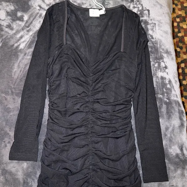 Princess Polly Cyanna Mini Dress in Black Size 6 New with tag - Image 7