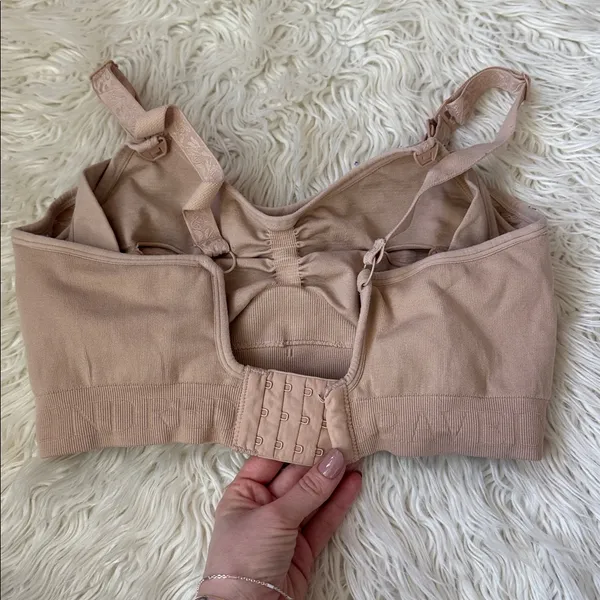 Kindred Bravely - Women's Hands Free Nursing Bra Pum Beige - Image 12