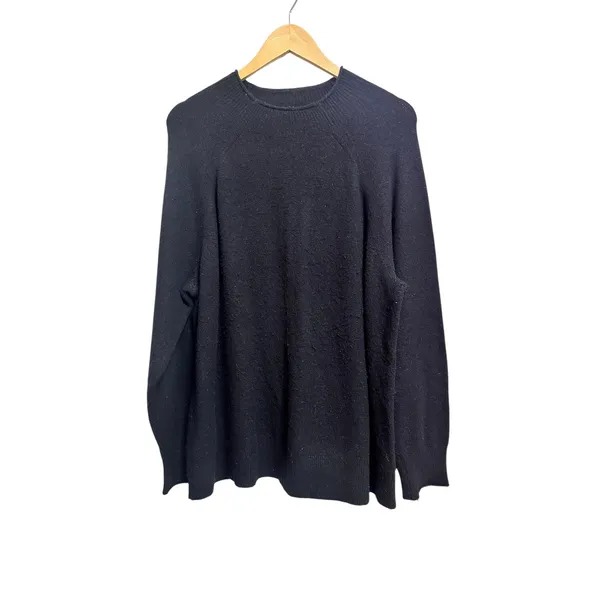 J. Crew women's Black Rollneck supersoft‎ yarn Mock Neck Merino Wool Sweater 2X - Image 9