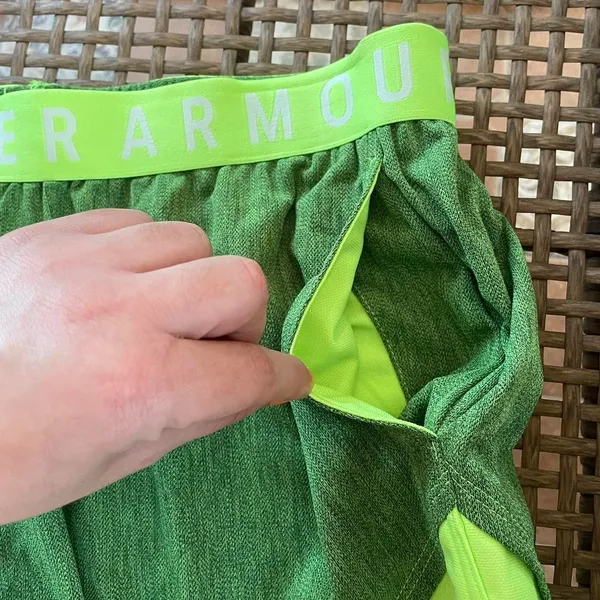 Under Armour Green Activewear Shorts - Image 4