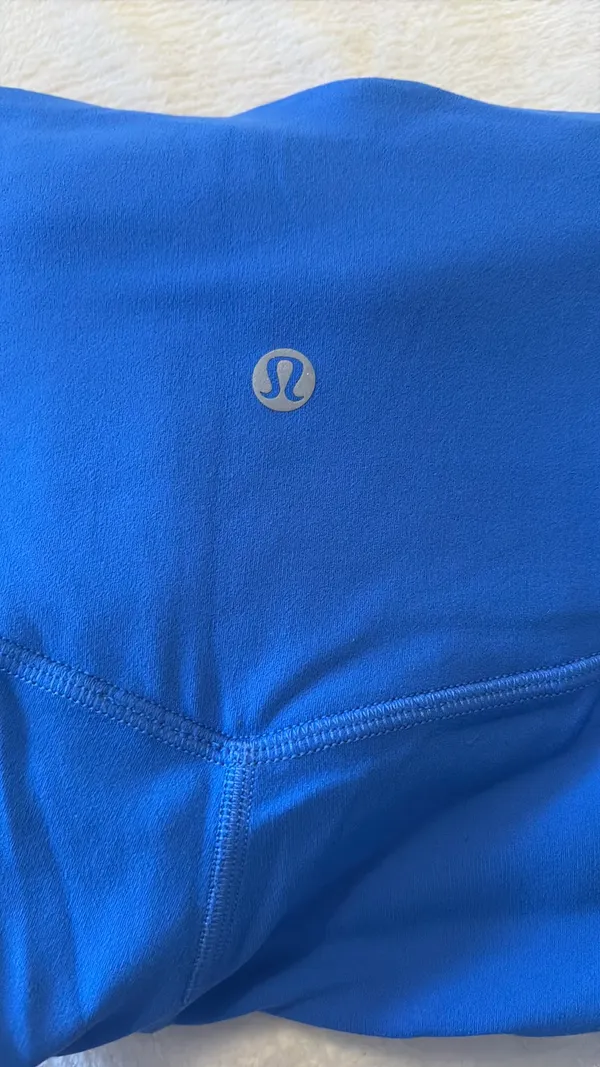Lululemon blue zip up leggings  - Image 2