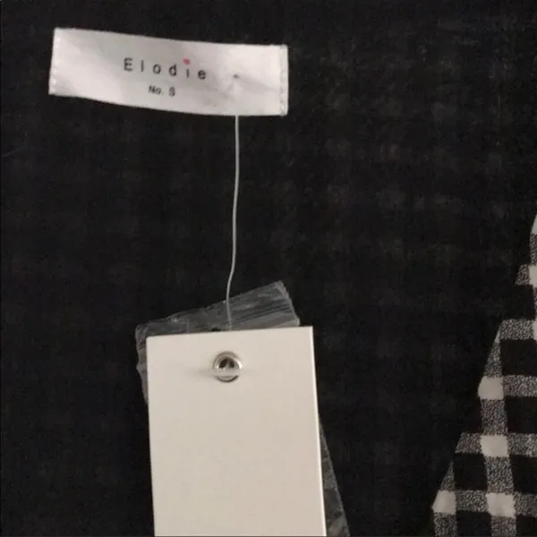 Elodie Gingham Button down dress. - Image 3