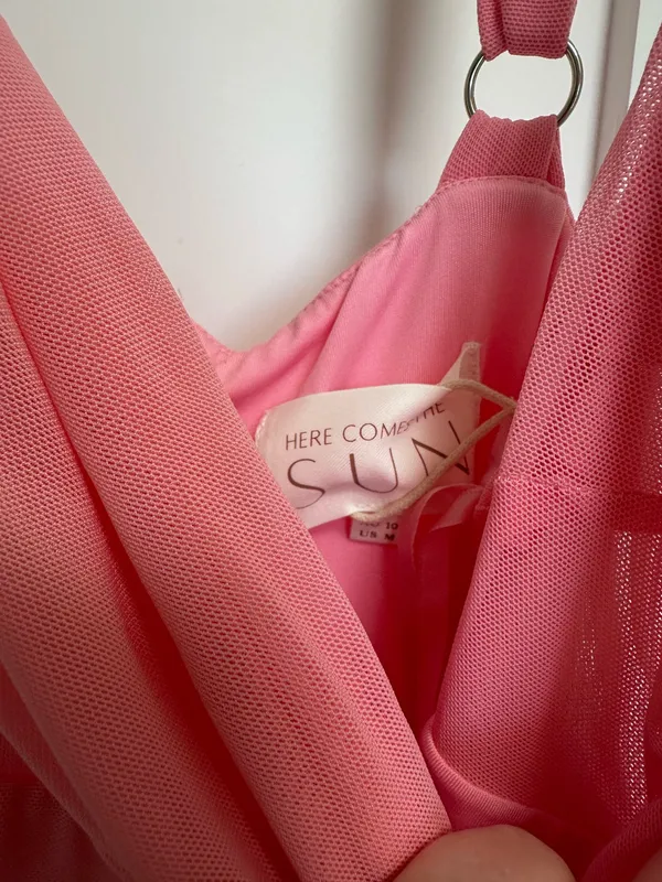 Here Comes the Sun Dress Pink - Image 4