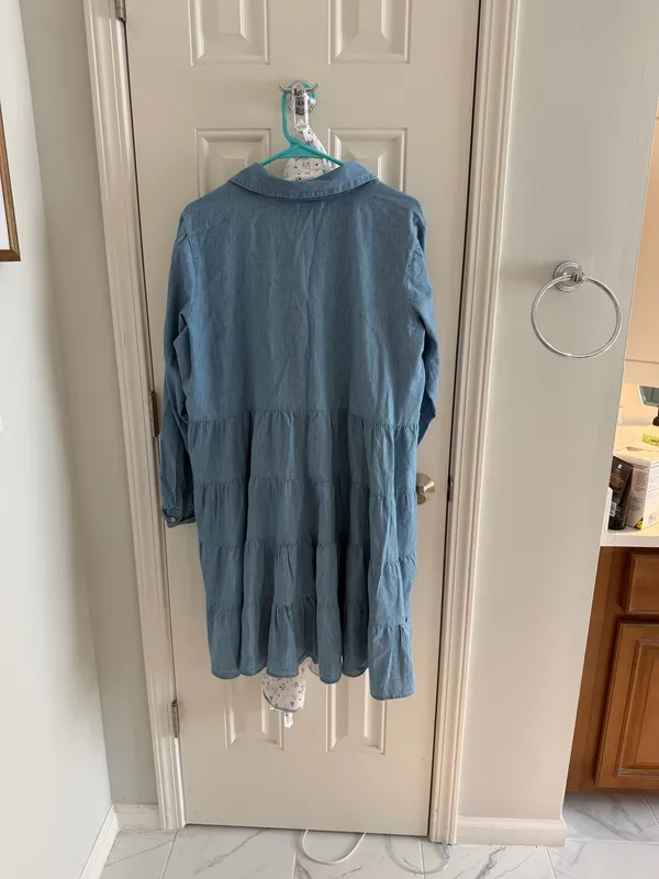 Mud Pie Dress Blue - Image 4