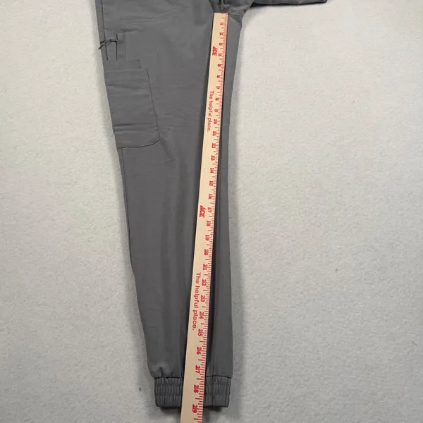 FIGS Charlotte 21 Pocket Scrub Pants Women Small Gray Jogger Technical W21SW2042 - Image 3