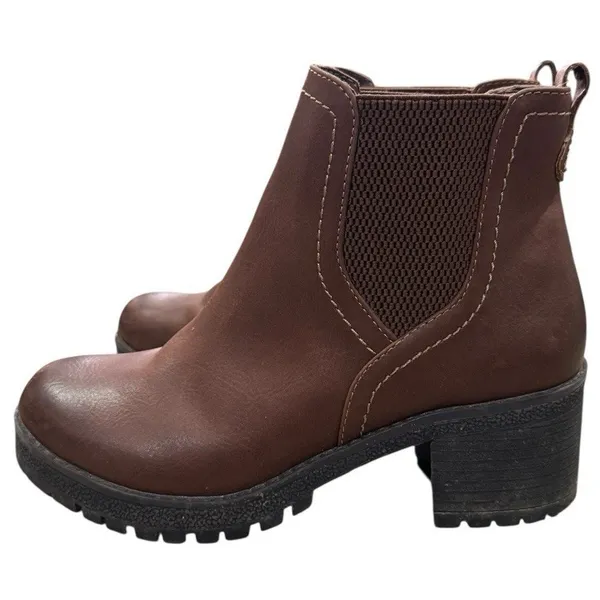 Eastland Tamara Women's 8.5 Black Leather Chelsea Boots Slip On Ankle Classic - Image 12