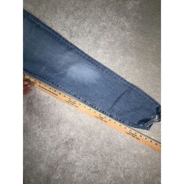 AG-ED Adriano Goldschmied Denim Phoebe Jeans Womens 28R Blue Tapered Leg - Image 11