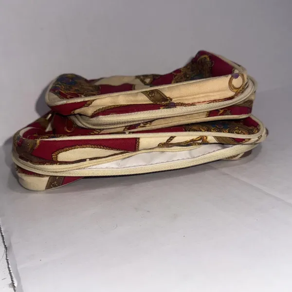 Vintage‎ 1993 Revlon Equestrian Designer Travel Makeup Cosmetics Regal Bag Set - Image 5
