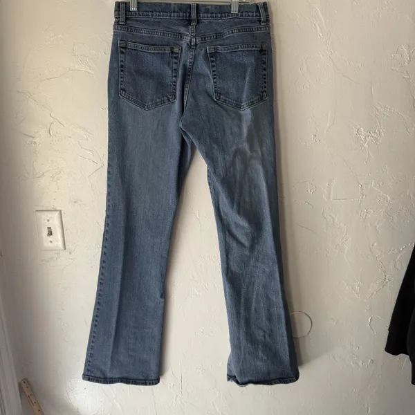 GAP Jeans Womens 6 Blue Low‎ Rise Flare Stretch Denim Classic Y2K 2000s Pants - Image 8