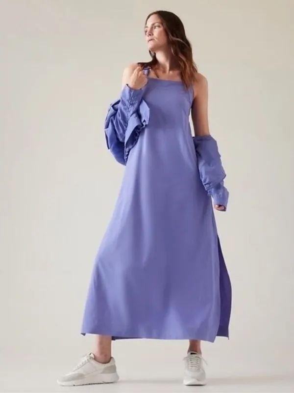 Athleta Arrival Cross Back Dress Size XS - Image 2