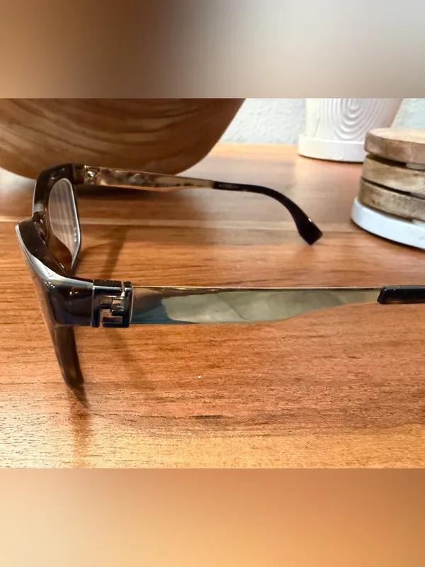 Fendi Designer Eyeglasses Frames FF0050 Needs lenses EUC Quiet Luxury - Image 4