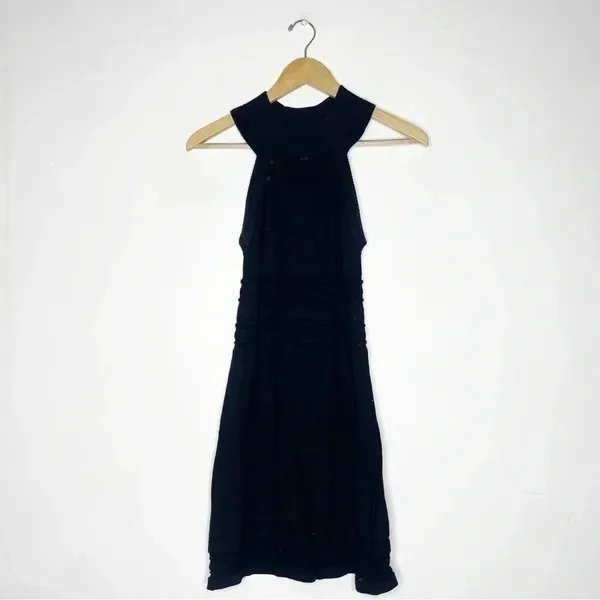 For Love and Lemons Black Dress KNITZ Revolve Rivington Size XS - Image 2