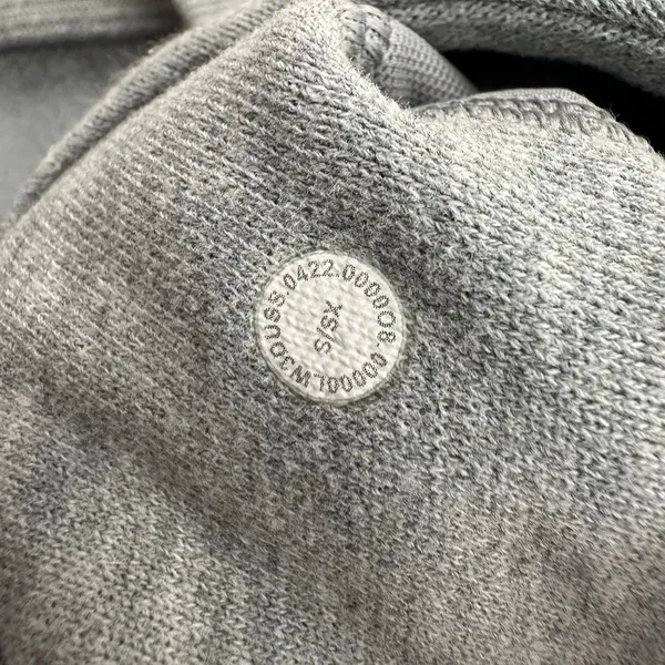 Lululemon Scuba Oversized Half Zip Hoodie Heathered Core Medium Grey W XS Small - Image 6