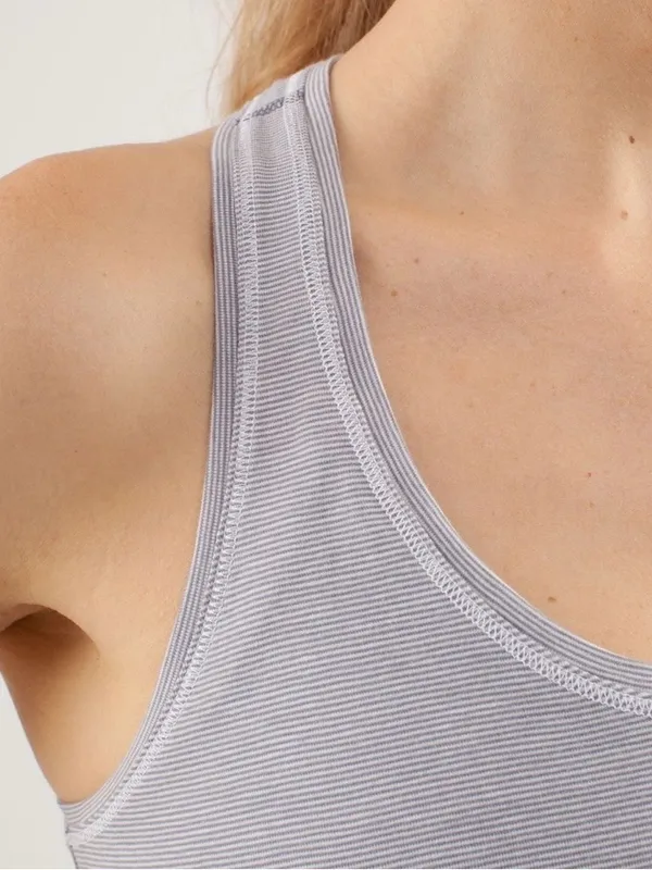 Lululemon Every Yogi Tank, Wee Stripe White Fossil, Fits Size S/M - Image 3