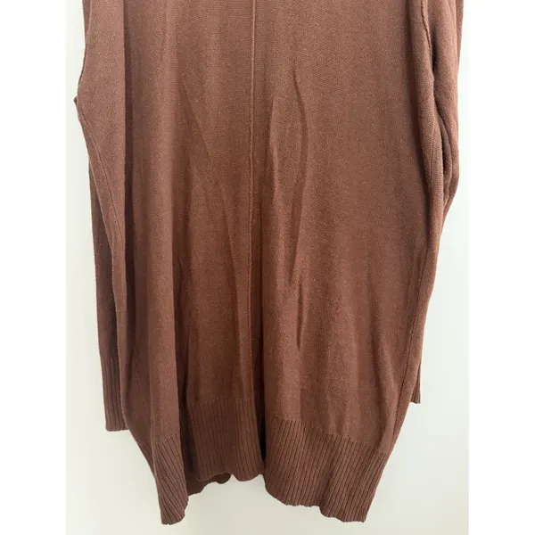 Free People We the Free Oversized Knit Cardigan Brown Women's Size Medium - Image 6