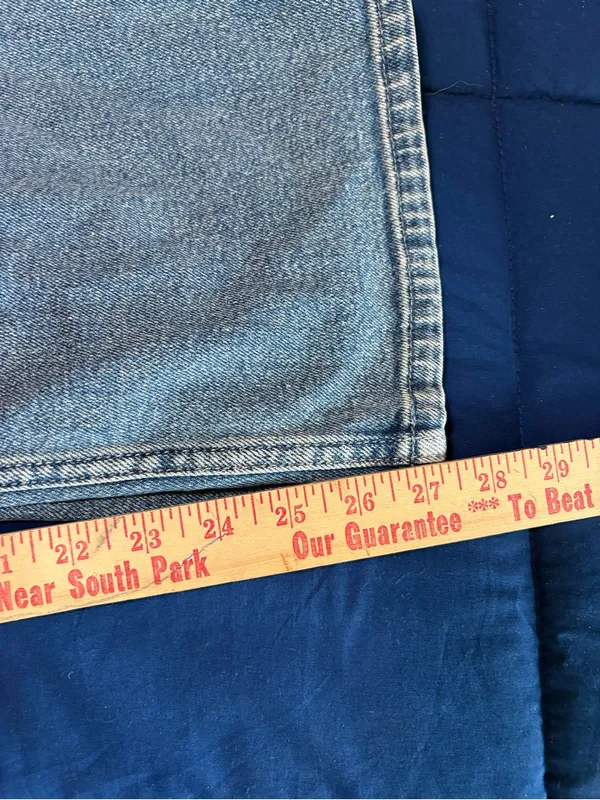 Hollister Jeans Women Hi-Rise Straight Distressed Denim 18 Short New - Image 6