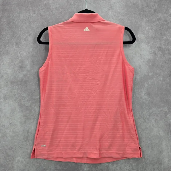 Adidas Pink Flamingo Clima Cool Golf Sports Active Sleeveless Shirt Top M Medium - Image 2