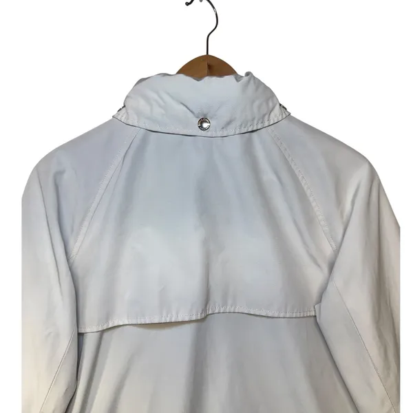 Kate Spade New York Hooded Barn Rain Jacket Cream Ivory Luxury Girly Small‎ - Image 14