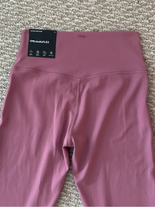 Abercrombie & Fitch Mauve Pink Leggings & Sports Bra Set - Image 6