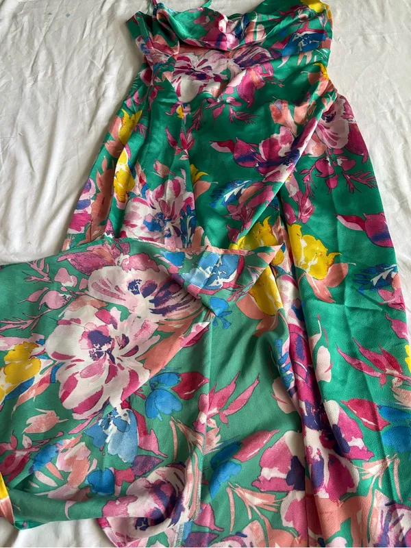 Vero Moda Floral Midi Dress Size Large NWT - Image 2