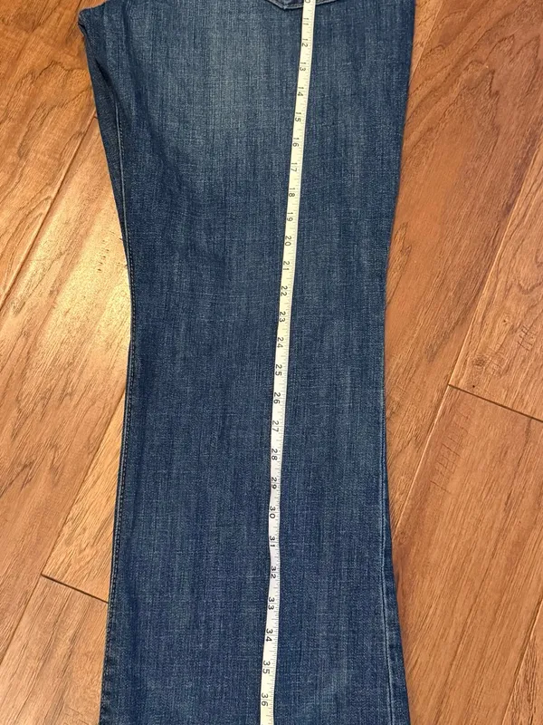 GAP Women's Wide Leg Jeans - Denim Blue - Image 5