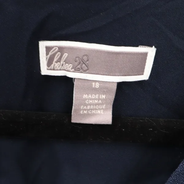 Navy Blue‎ Flare Party Cocktail Wedding Bridesmaid Church Office Dress Plus 18 - Image 15