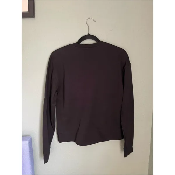 Ted Baker Cheers Embellished Sweatshirt Black Crewneck Pullover Top Size 0 - Image 6