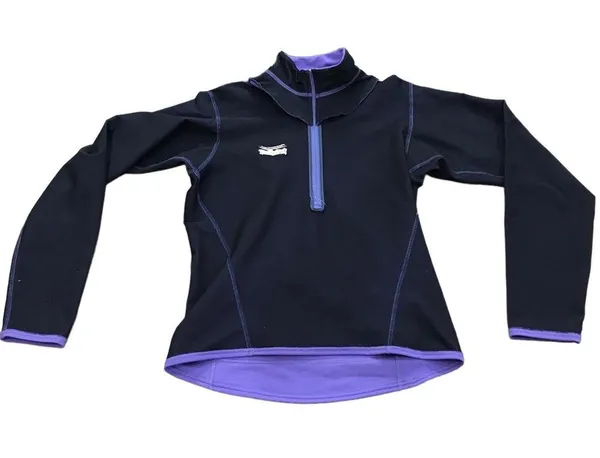 Patagonia Purple 1/2 zip pullover with back pocket S base layer pull over - Image 13