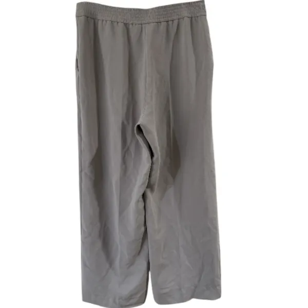 Aritzia Wilfred Alanya Wide Leg‎ High Rise Pant Womens 12 Gray Office - Image 3