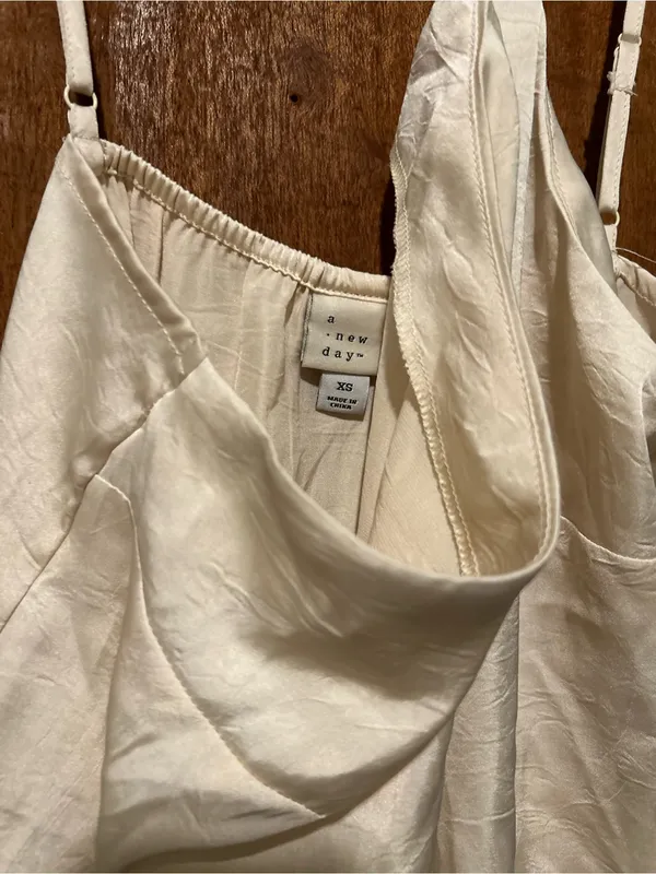 A New Day ONE SHOULDER STRAP CAMI BLOUSE SATIN FINISH - Image 5