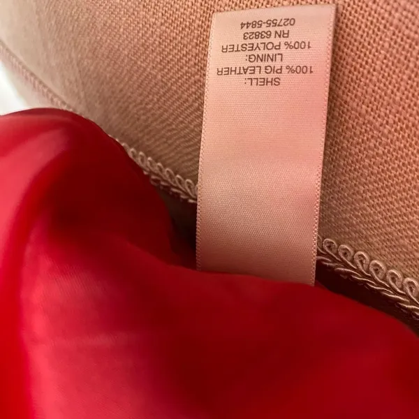 Vintage Christopher & Banks red suede leather jacket large - Image 4