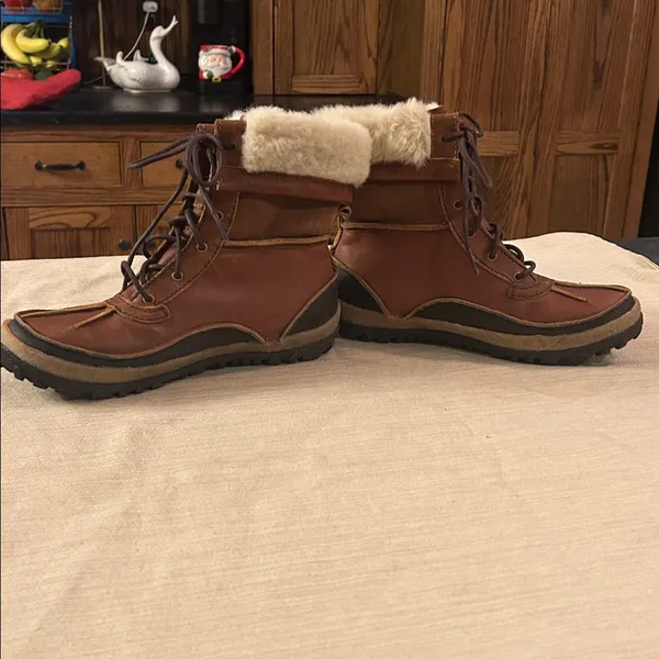Merrell Tremblant Mid Polar WP Winter Brown‎ Leather Women's Boots size 7 - Image 5